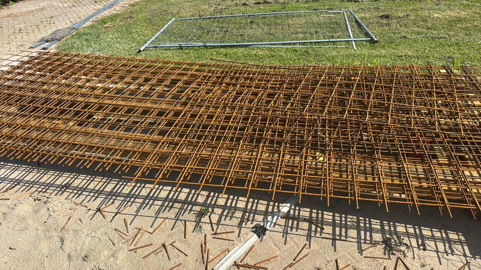 5 stuks PS 335 A bouwstaalmatten, betonmatten 5x2m, Doe-het-zelf en Verbouw, Ophalen, Nieuw, IJzer