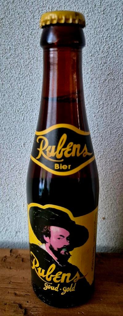 1994 Oude volle 25 cl fles RUBENS GOUD bier Oud Turnhout, Ophalen of Verzenden, Zo goed als nieuw, Flesje(s), Overige merken