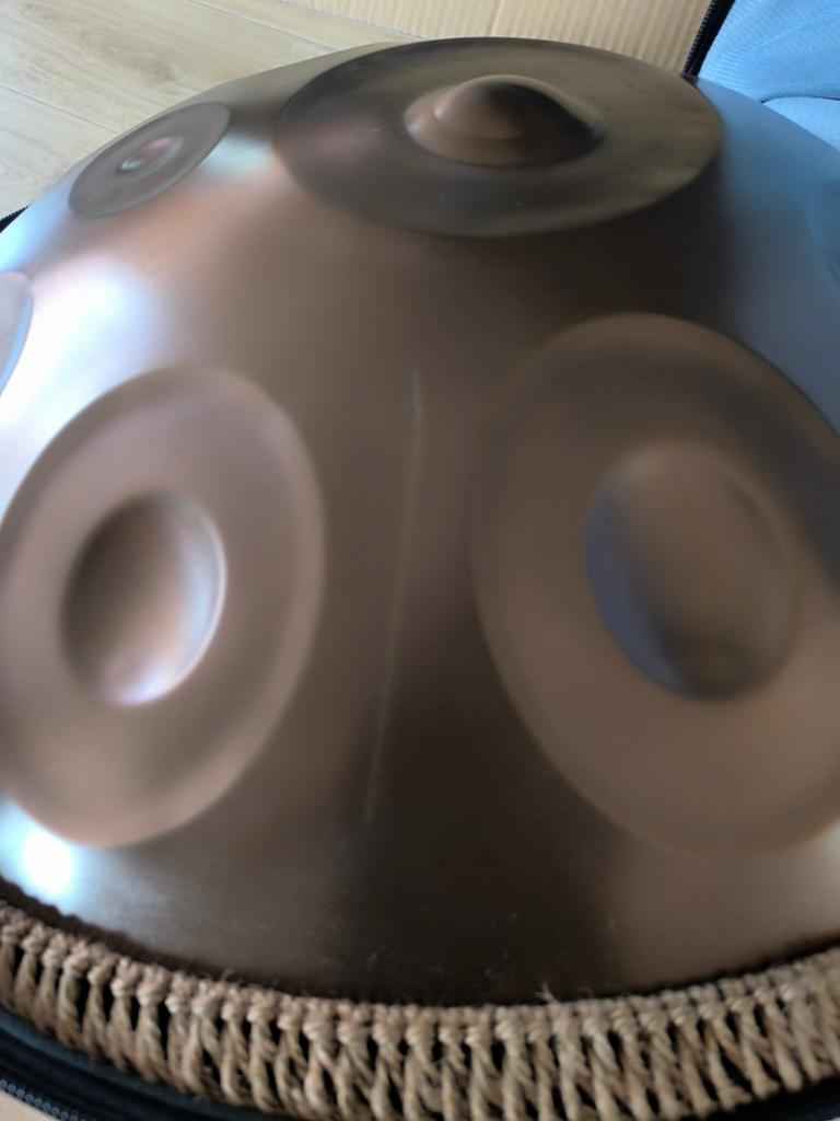 Handpan 14 tonen, 1 over met krasjes D-mineur 440hz, Onbekend, Nieuw, Ophalen of Verzenden, Melodische percussie