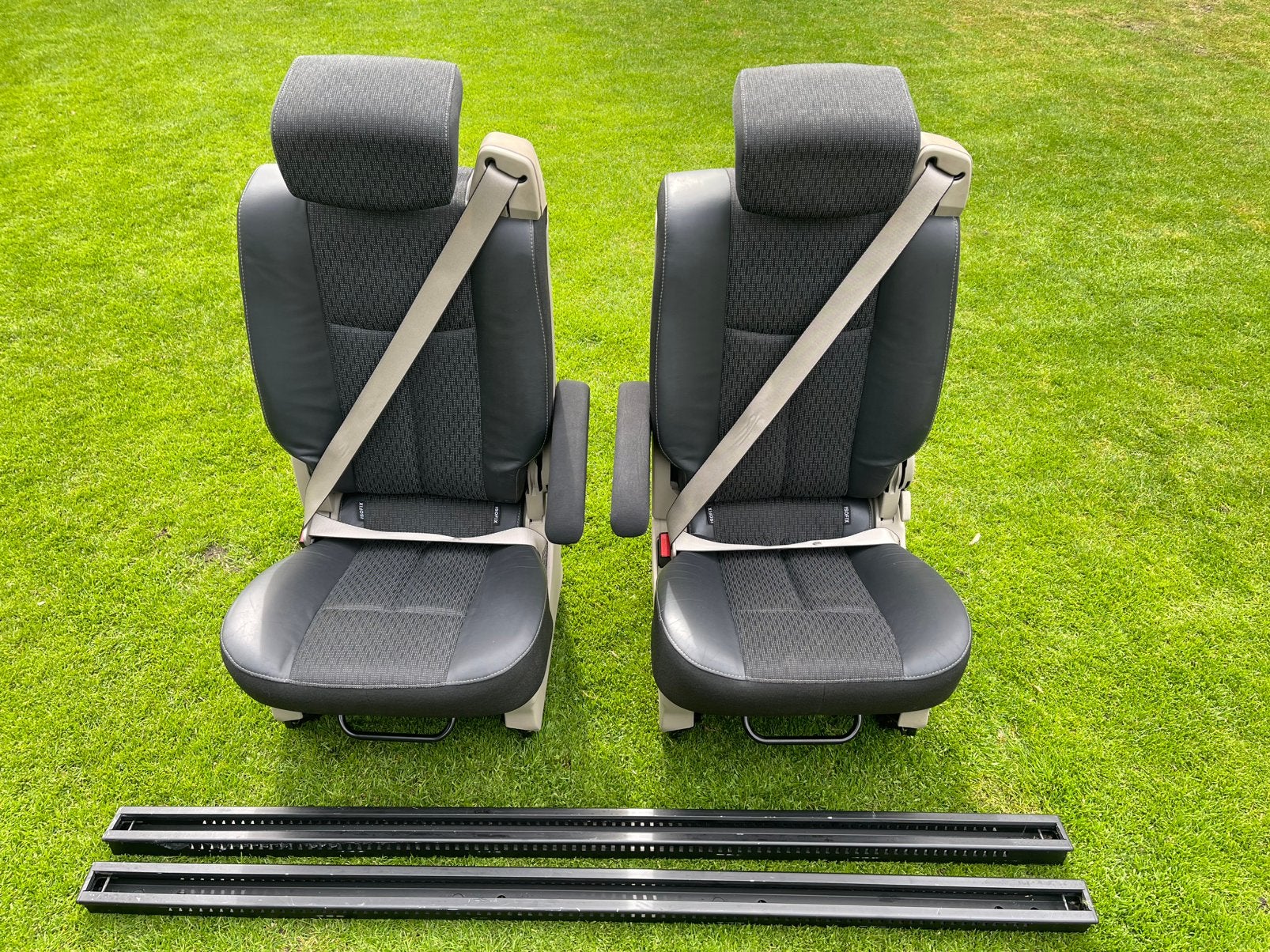 2 Stoelen/Zitbank met gordel voor Oldtimer,Bus,Camper., Ophalen, Gebruikt, Opel