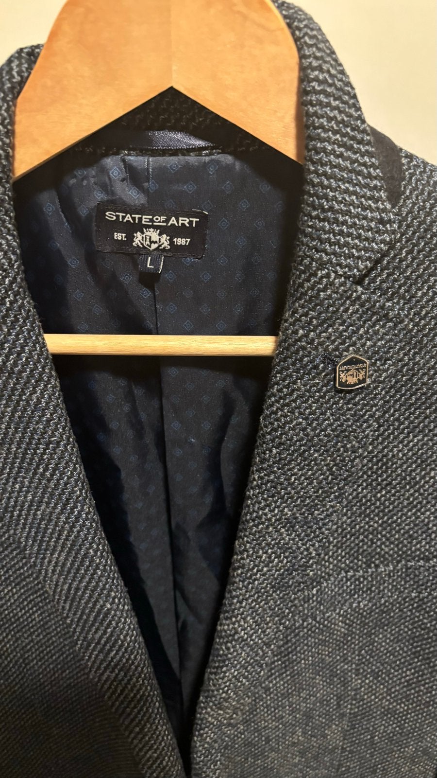 State of Art Heren Blazer - Zo goed als nieuw, Ophalen of Verzenden, Zo goed als nieuw, Maat 52/54 (L), Blauw