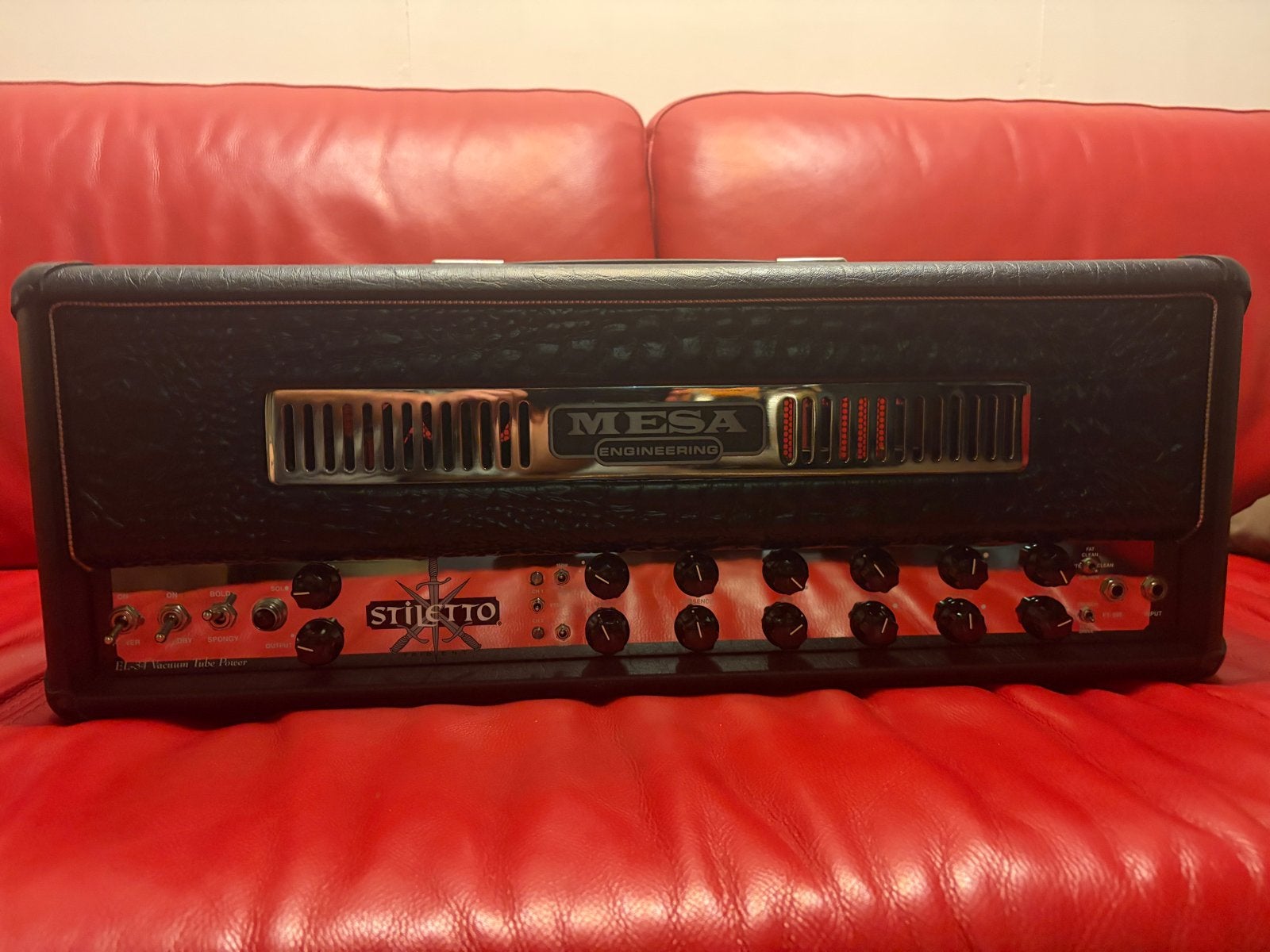 Mesa Boogie Stiletto Trident 150/50W Gitaarversterker Top, Muziek en Instrumenten, Ophalen, Zo goed als nieuw, Gitaar, 100 watt of meer