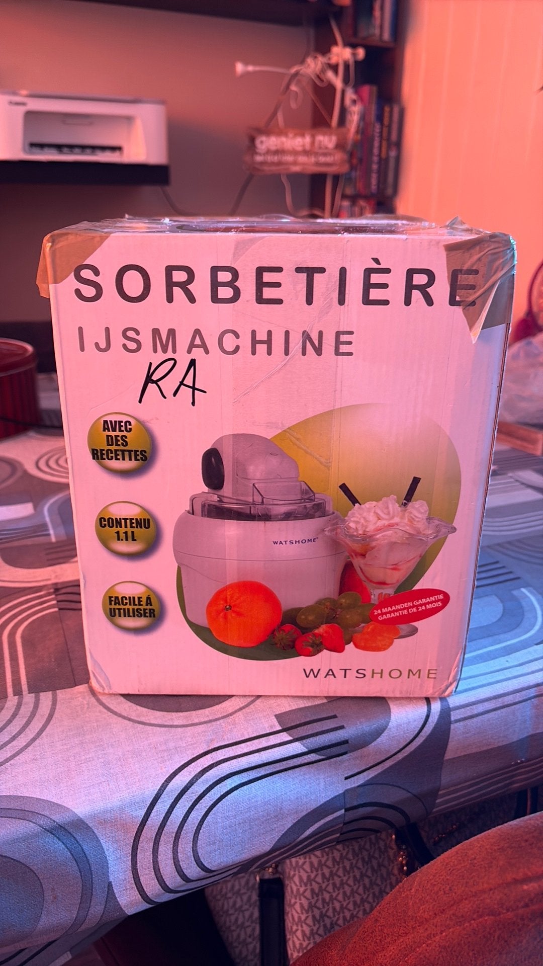 Te koop ijsmachine, Ophalen, Zo goed als nieuw, Zelfvriezend