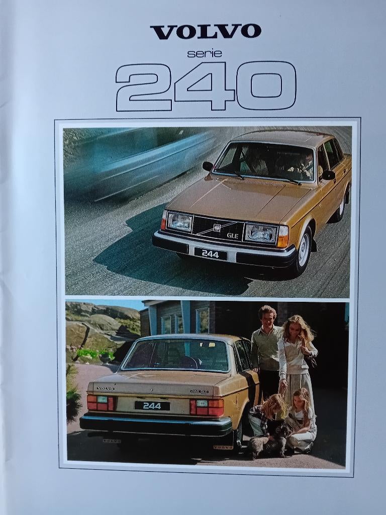 Brochure Volvo 240, Ophalen of Verzenden, Zo goed als nieuw, Volvo