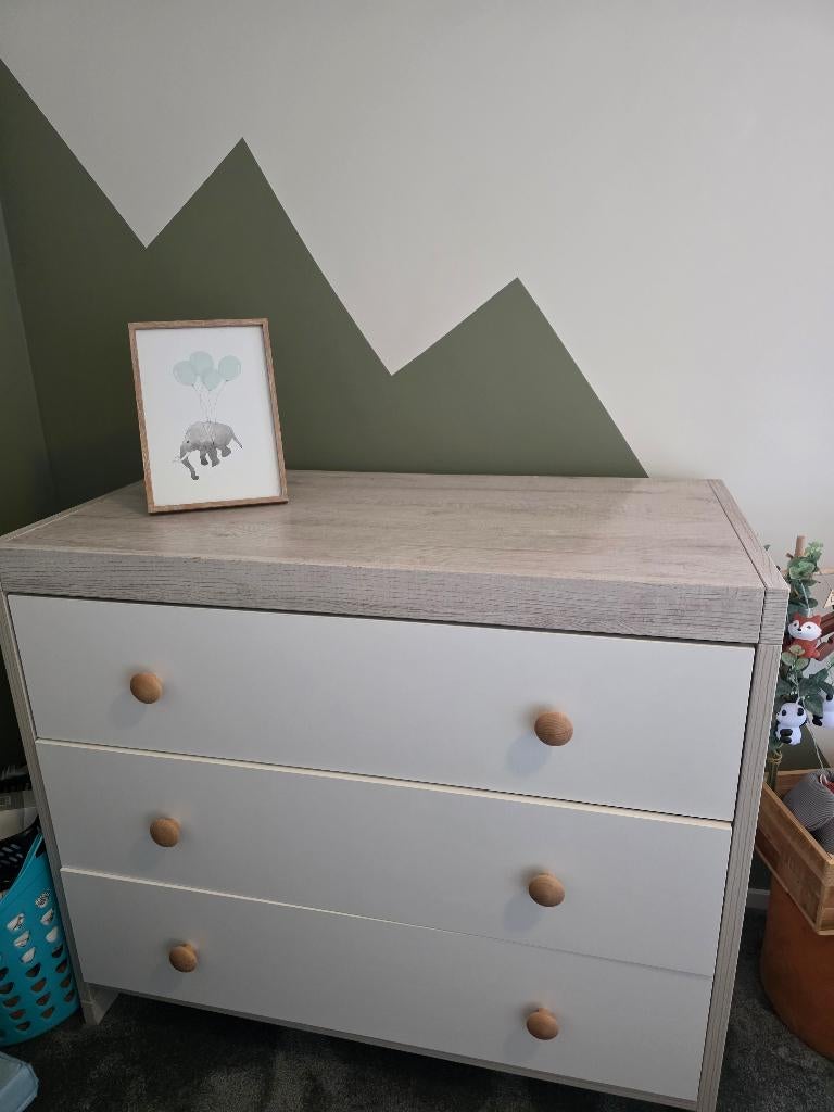 Commode en ledikant babydump, Ophalen, Gebruikt, 50 tot 70 cm, 100 cm of meer