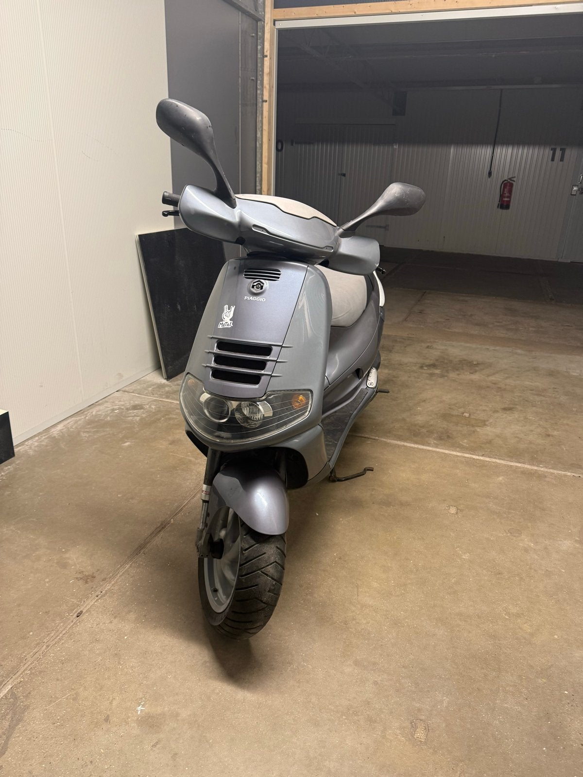 Piaggio skipper lx 125cc 2t motorScooter -Grijs, Goede Staat, Fietsen en Brommers, Scooters | Piaggio, Tweetakt, Gebruikt, Overige modellen
