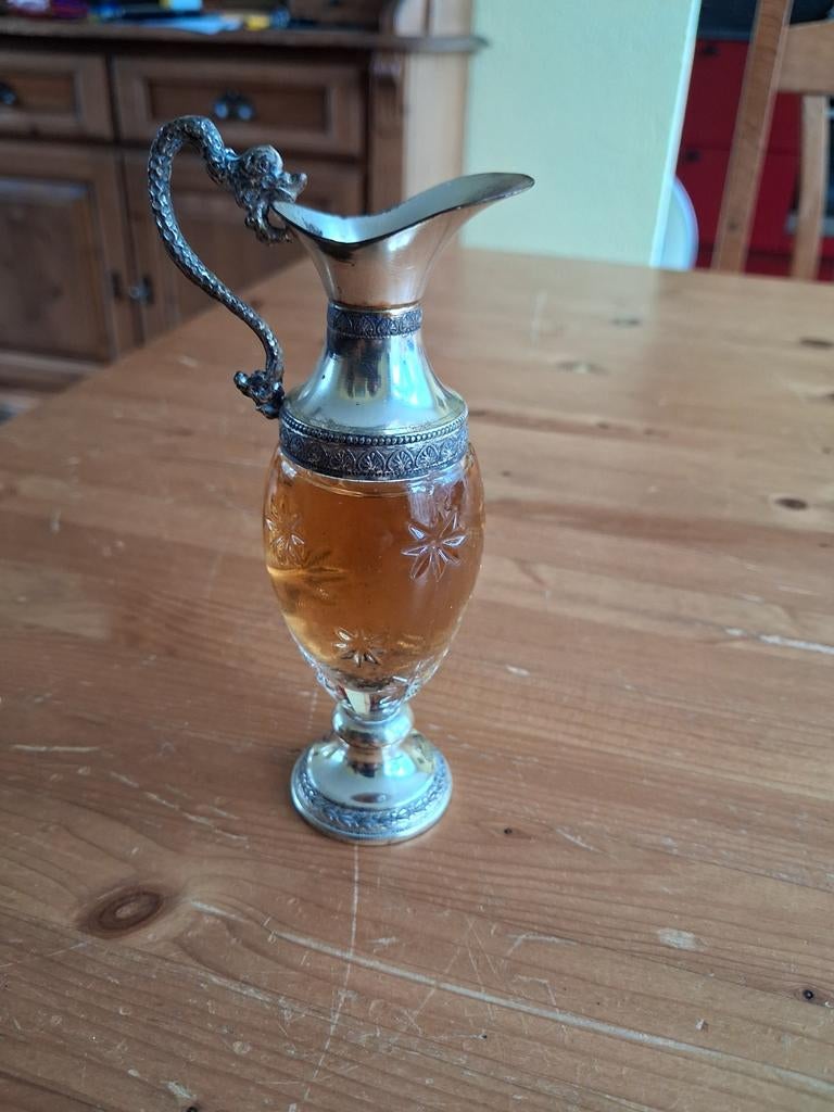Vintage Italiaanse verzilverde karaf uit de jaren 60, Ophalen of Verzenden