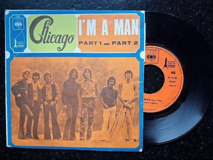 CHICAGO - I'M A MAN - 7", Cd's en Dvd's, Beschermende buitenhoes, Ophalen of Verzenden, Gebruikt, Pop