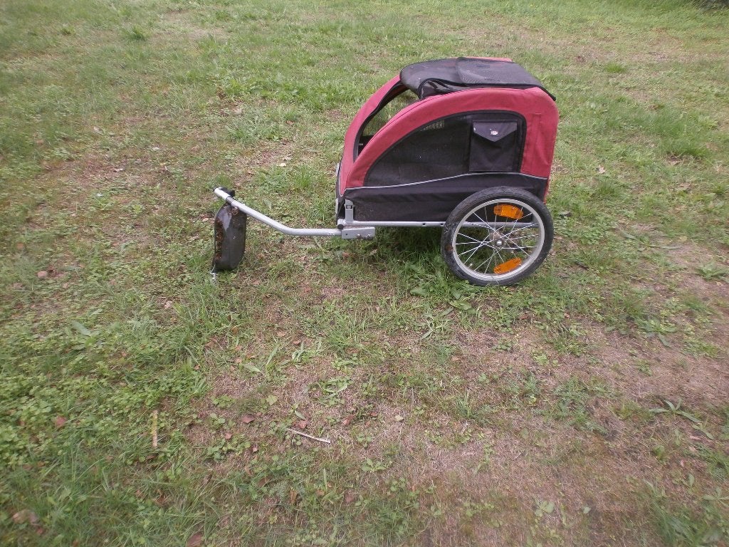 Fietskar voor een hond, Ophalen, Trixie, Gebruikt, Opvouwbaar