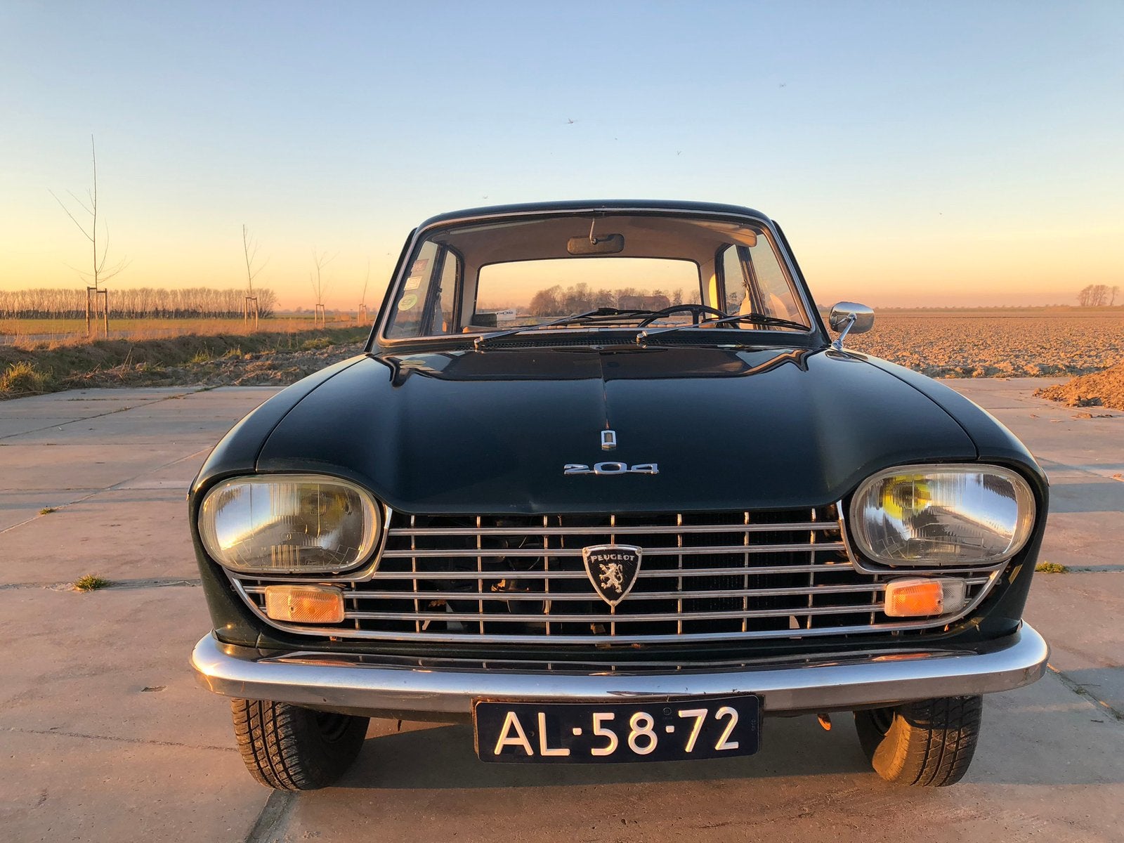 Peugeot 204 1.1 1968 Groen, Auto's, 440 kg, 54 pk, 4 cilinders, Handgeschakeld