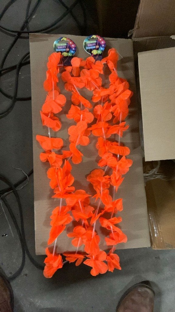 PARTIJ HAWAII SLINGERS / KRANS ORANJE, Versiering, ., Nieuw, Ophalen of Verzenden