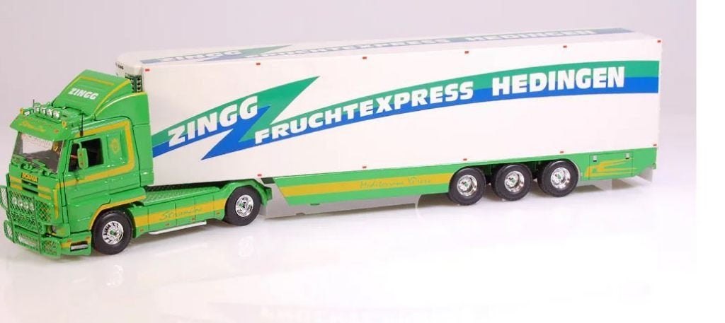 Gezocht/wanted Tekno "Zingg" 143 Scania, Verzenden, Zo goed als nieuw, Bus of Vrachtwagen, Tekno