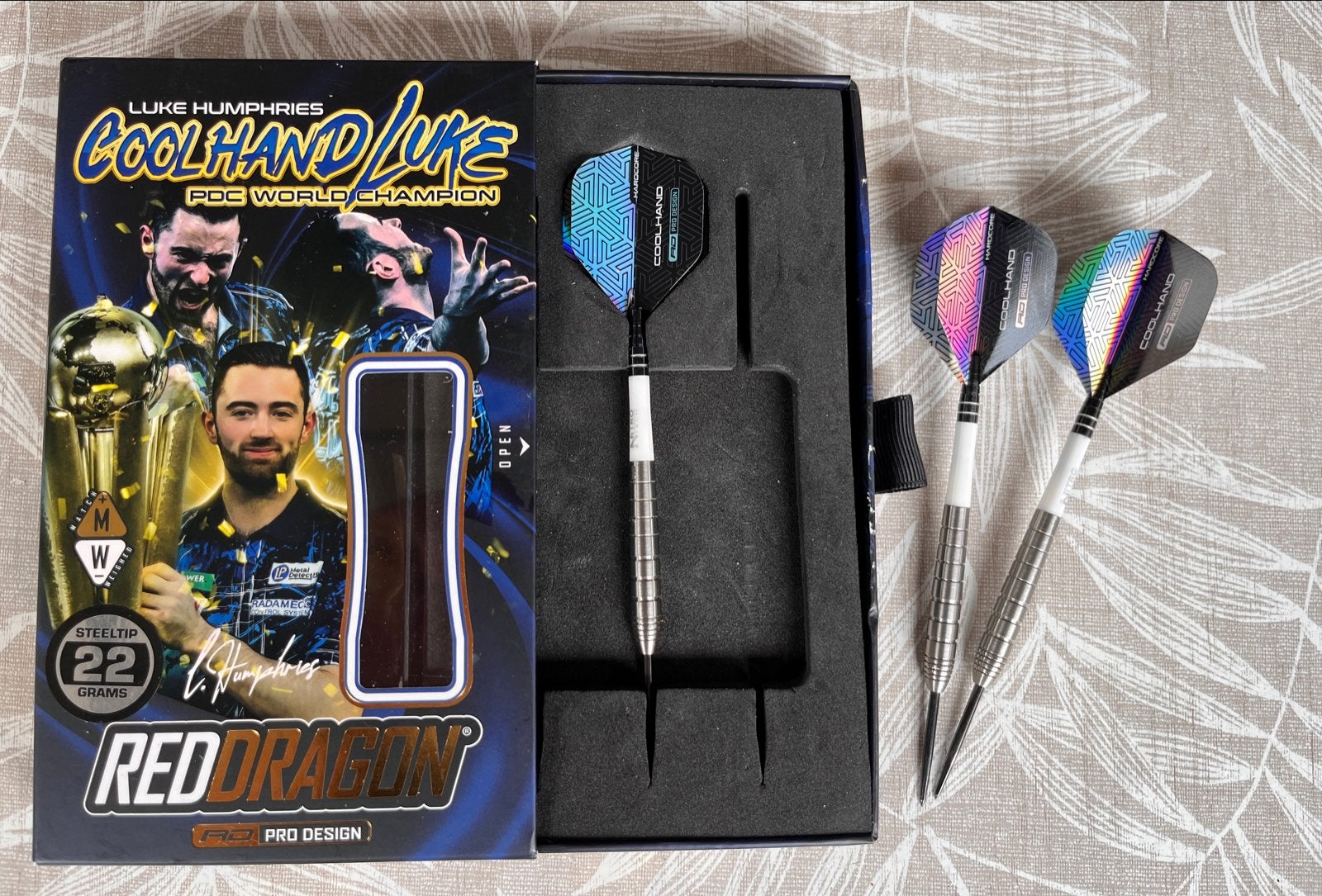 ≥ Red Dragon Luke Humphries Cool Hand Luke Darts 22g — Darts