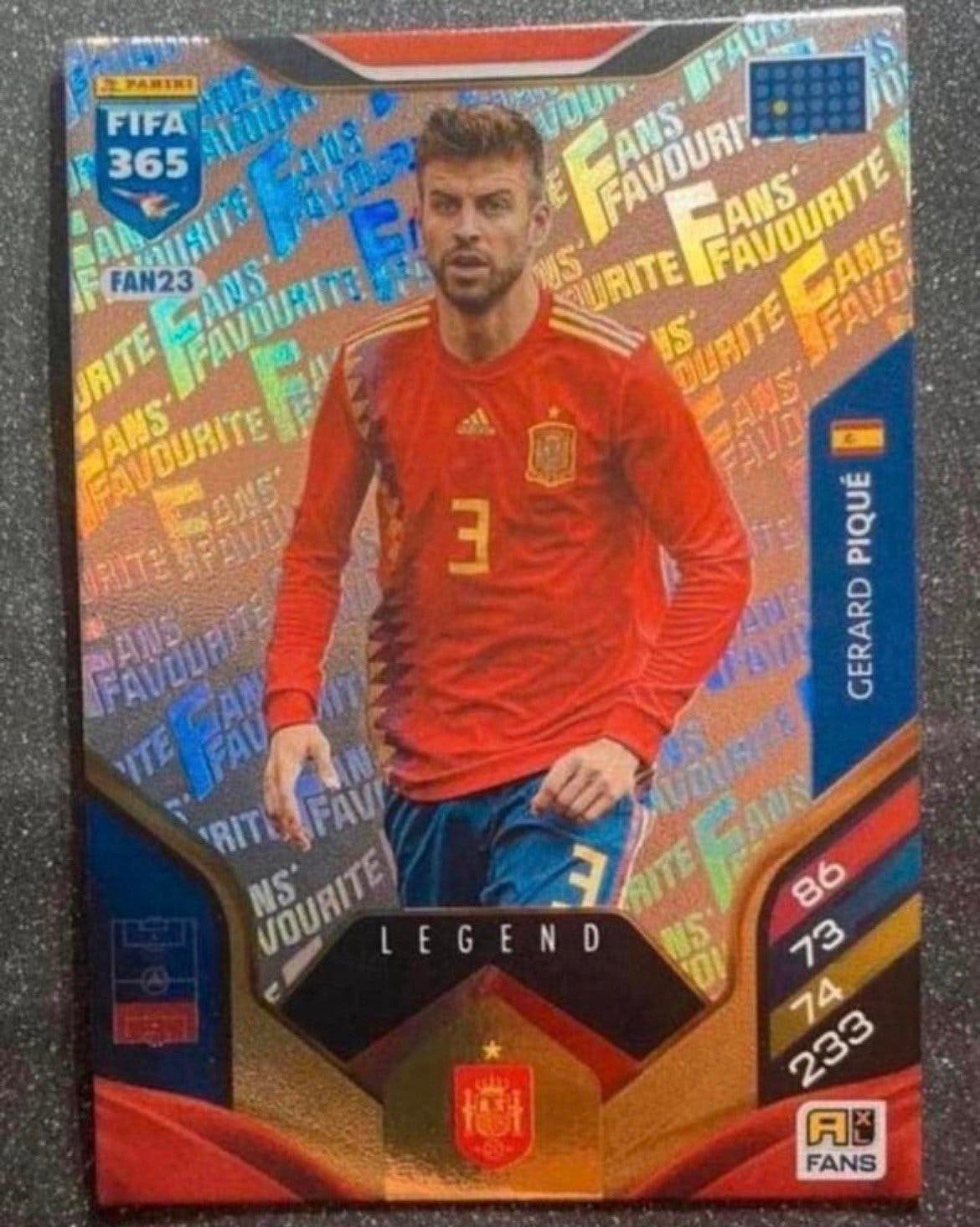Panini Fifa365 2026  FANS’ FAVOURITE  LEGEND  PIQUÉ  ESPAÑA, Ophalen, Zo goed als nieuw, Plaatje
