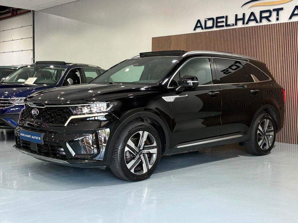 Kia Sorento 1.6 T-GDI Plug-in Hybrid 4WD ExecutiveLine / Pan, Auto's, Kia, Gebruikt, Zwart, 4 cilinders, Zwart