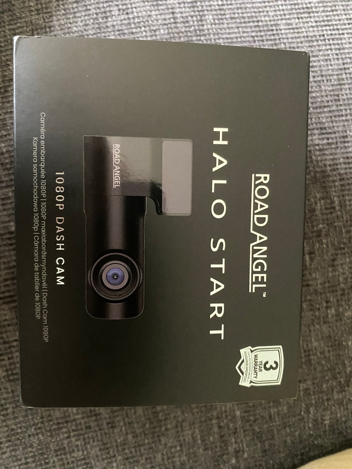 Road Angel Halo Start Dashcam - in doos, Auto diversen, Dashcams, Ophalen of Verzenden, Zo goed als nieuw