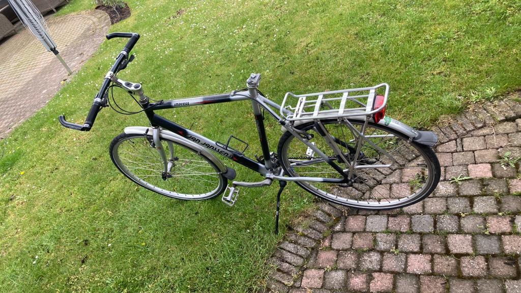 Jan Janssen Sporttouringbike - Zonder Zadel, Gebruikt, Velgrem, Versnellingen, 57 tot 61 cm