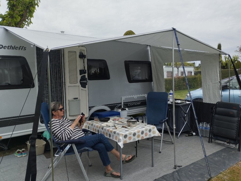 DWTzelte Caravan luifel 240 x 400, Ophalen, Zo goed als nieuw, Ten Cate All Season 200g/m2, Overige merken