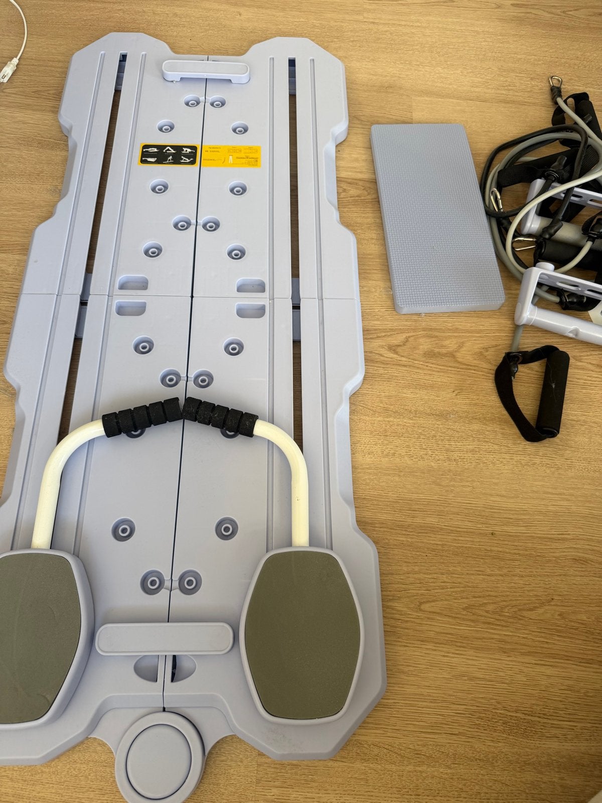 Pilatesbord voor thuis met accessoires - inklapbaar, Ophalen, Zo goed als nieuw, Overig