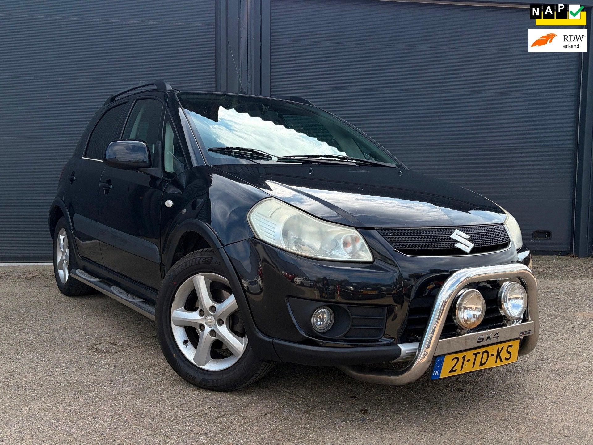 Suzuki SX4 1.6 | 5 Deurs | Airco | 1Ste Eigenaar | Apk 01-20, Gebruikt, 4 cilinders, 1165 kg, Zwart