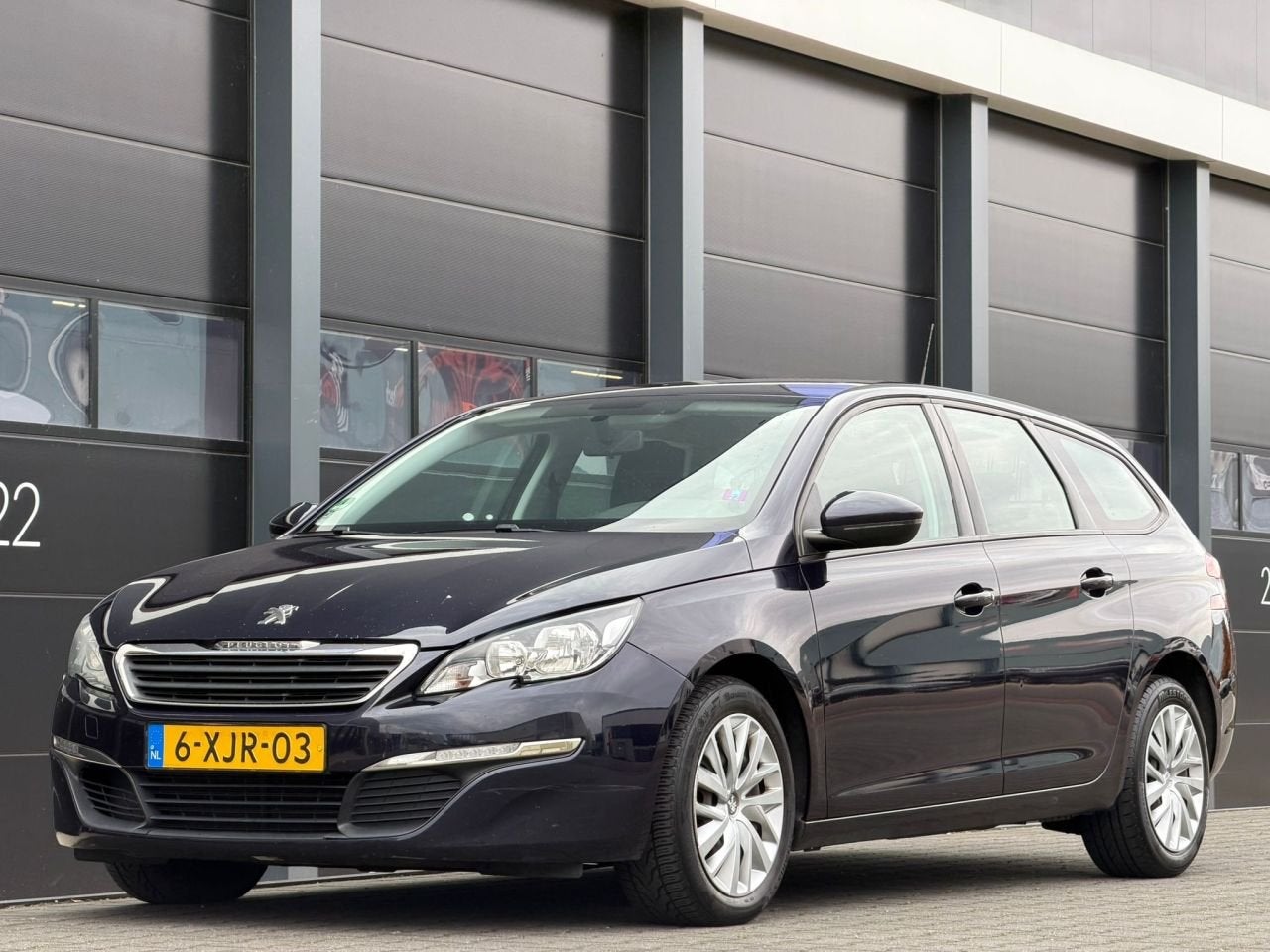 Peugeot 308 1.6 BlueHDI Navi Clima (bj 2014), Auto's, Voorwielaandrijving, 680 kg, 4 cilinders, Blauw