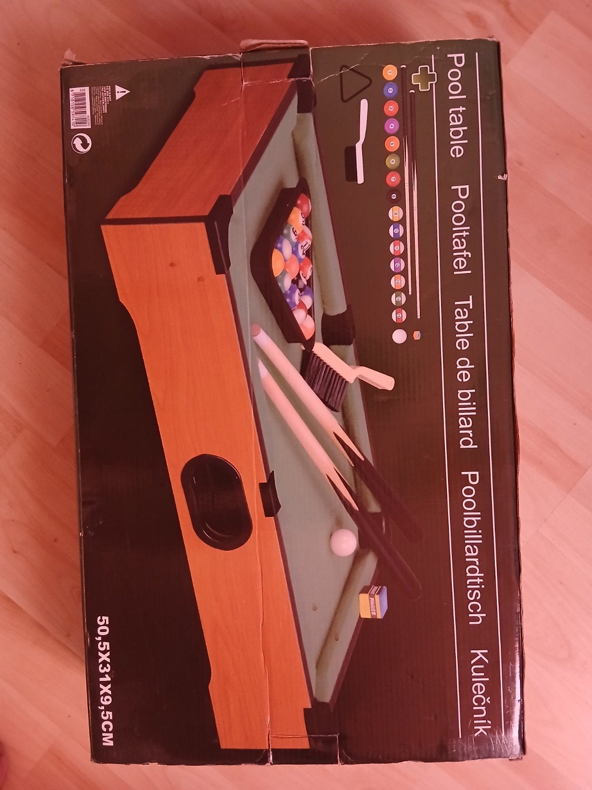 Mini Pool Biljart Tafel - Gebruikt maar netjes, Ophalen of Verzenden