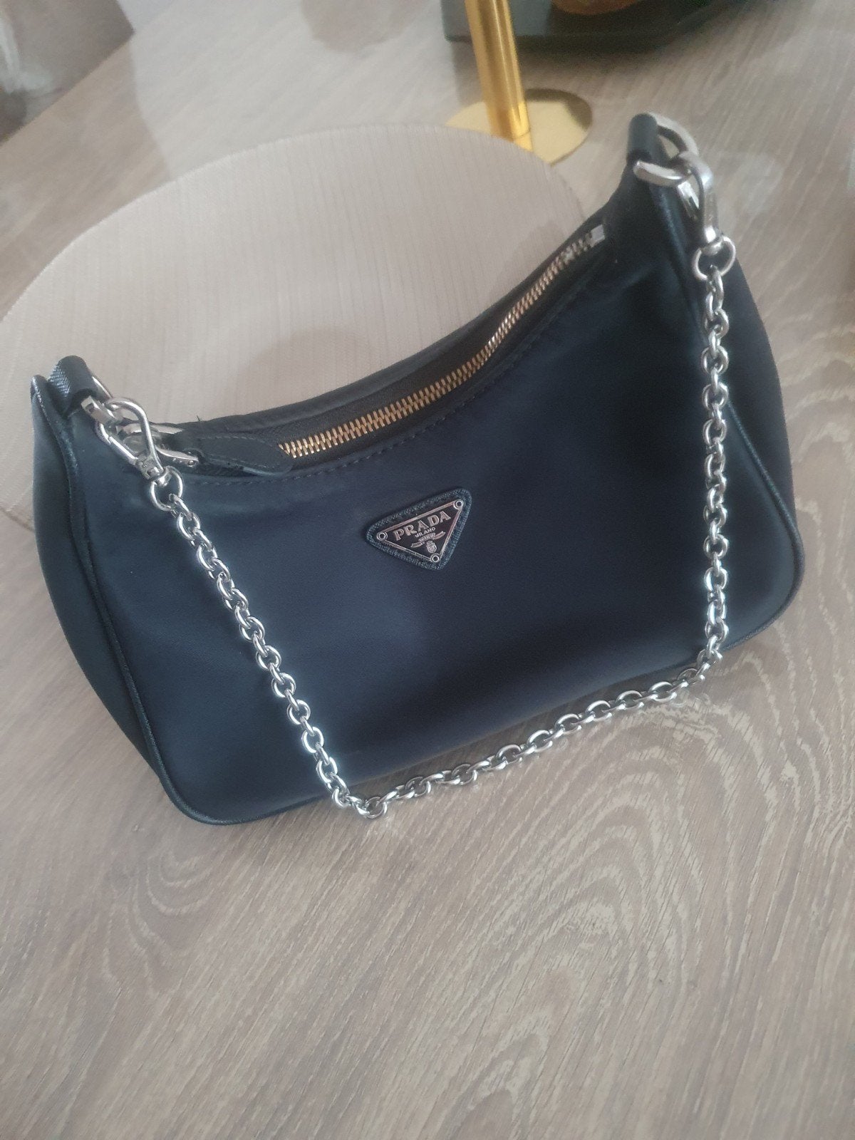 Prada tas, Ophalen of Verzenden, Zo goed als nieuw, Zwart, Handtas