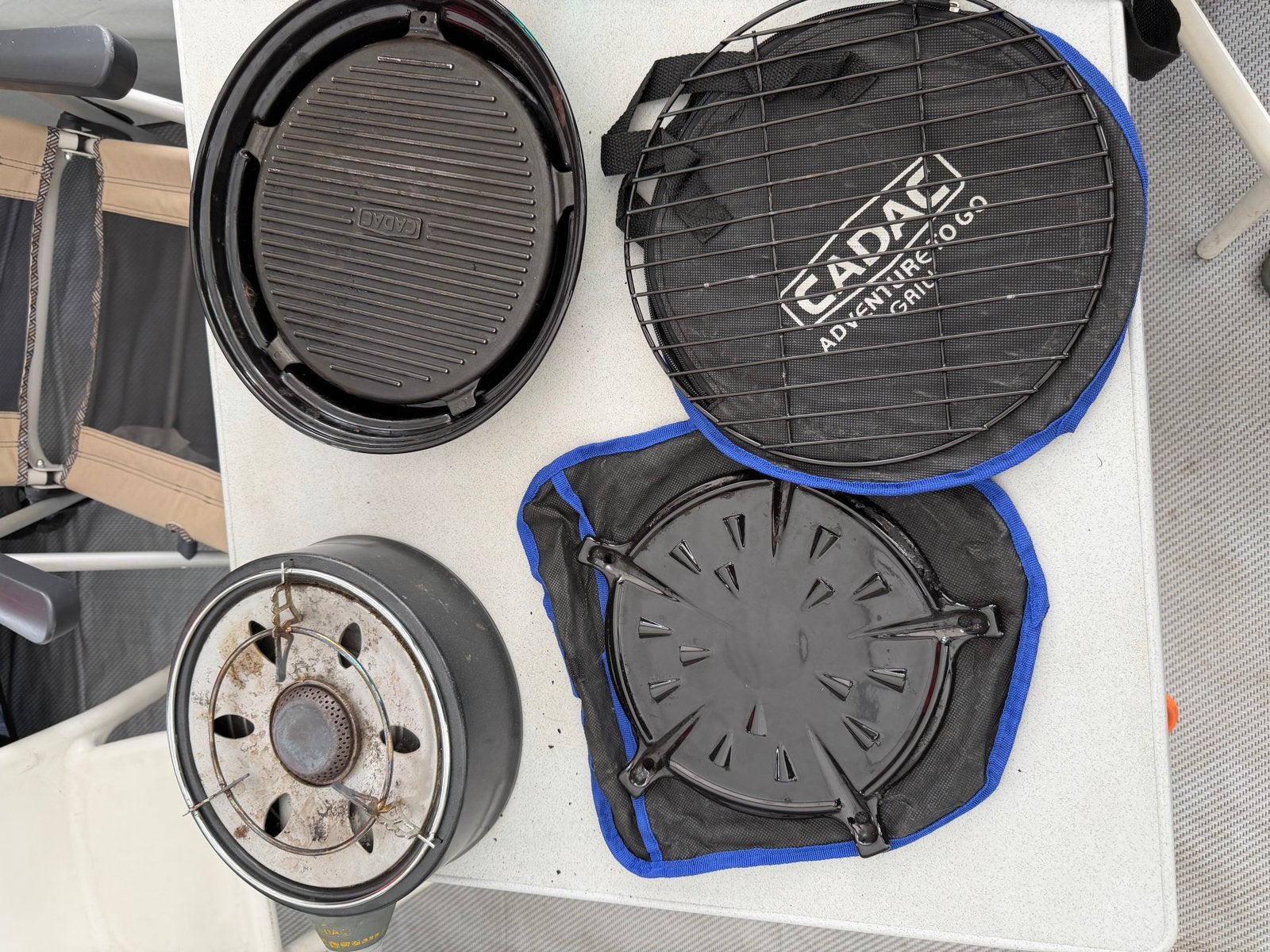 Cadac Safari Chef 2: Compacte en veelzijdige camping BBQ, Caravans en Kamperen, Ophalen, Gebruikt