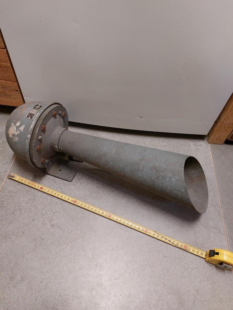 Kantinetoeter horn toeter pauze nood signaal alarmsignaal, Ophalen of Verzenden, Gebruikt, Sirene