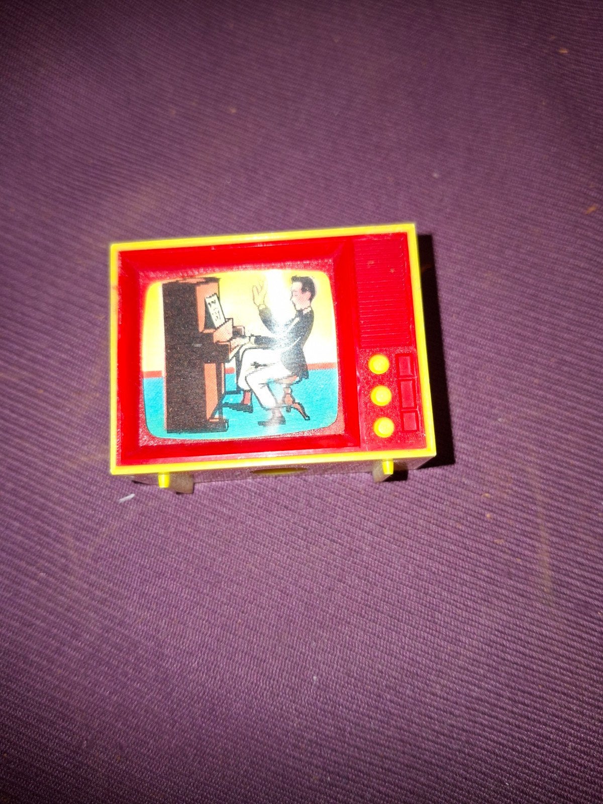 Vintage jaren '60 wiebel tv pianospeler puntenslijper, Ophalen of Verzenden, Gebruikt