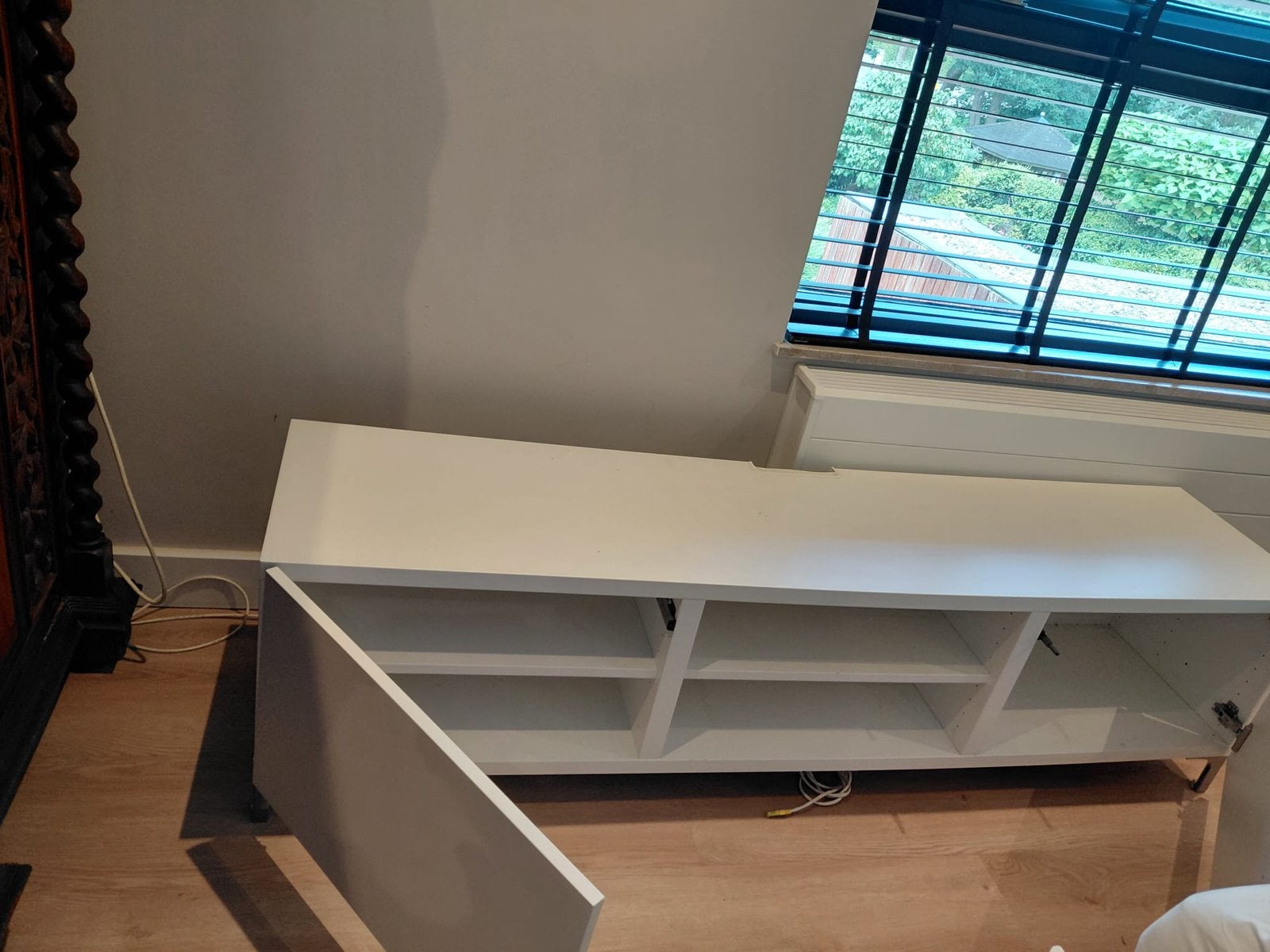 Ikea tv meubel wit, Ophalen, 150 tot 200 cm, Zo goed als nieuw, Minder dan 100 cm