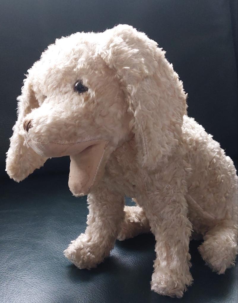 Vintage Knuffel Hond, Ophalen of Verzenden, Zo goed als nieuw, Hond