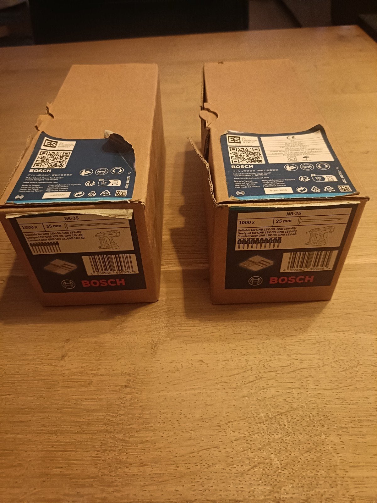 Bosch Professional Betonnagels GNB 18V-38/18V-40 (990 stuks), Ophalen of Verzenden, Nieuw, Minder dan 50 mm, Spijkers