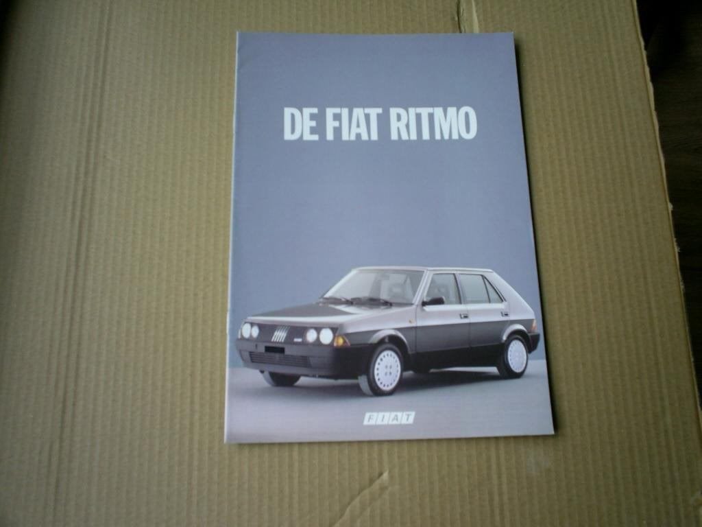 De Fiat Ritmo 12 / 1986 20 pag., Verzenden, Zo goed als nieuw, Overige merken