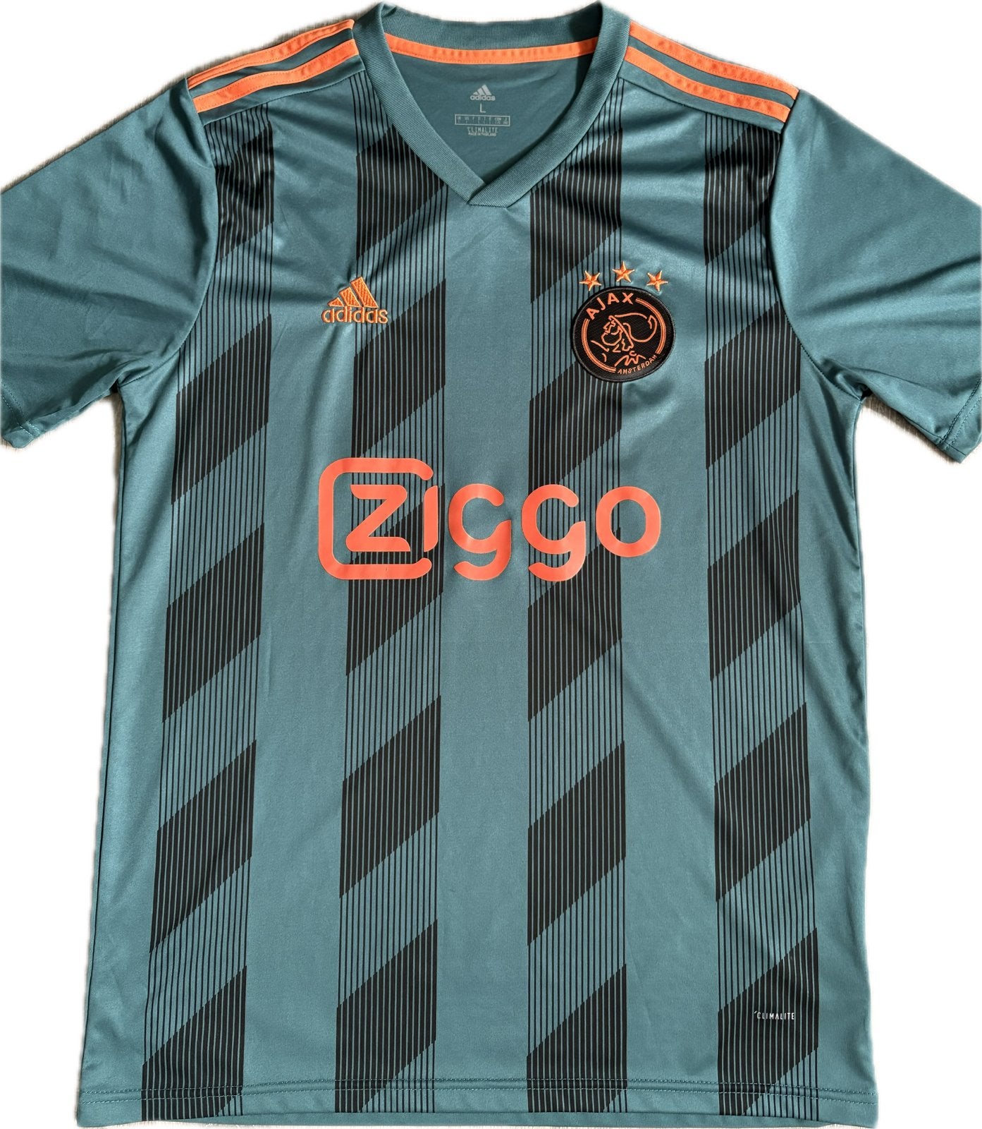 Ajax uitshirt 2019/20, Maat L, Ophalen of Verzenden, Zo goed als nieuw, Shirt