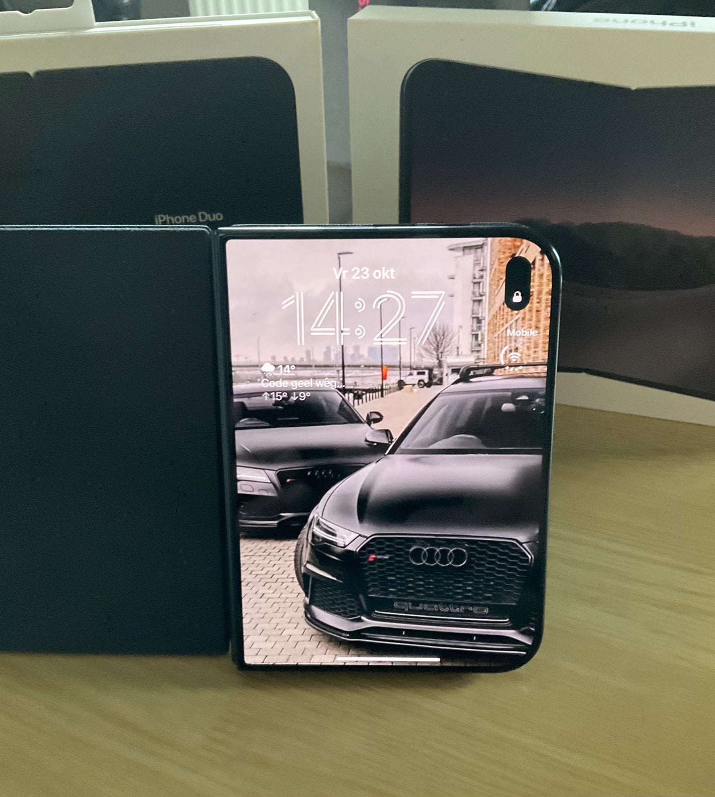 Iphone duo 256gb …, 256 GB, Blauw, IPhone 15 Pro Max, Ophalen of Verzenden