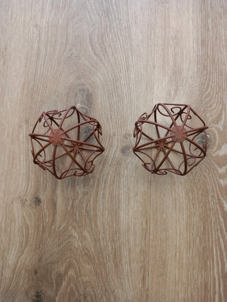 Draad/mos ballen roest, Huis en Inrichting, Woonaccessoires | Overige, Ophalen of Verzenden, Zo goed als nieuw, Metaal