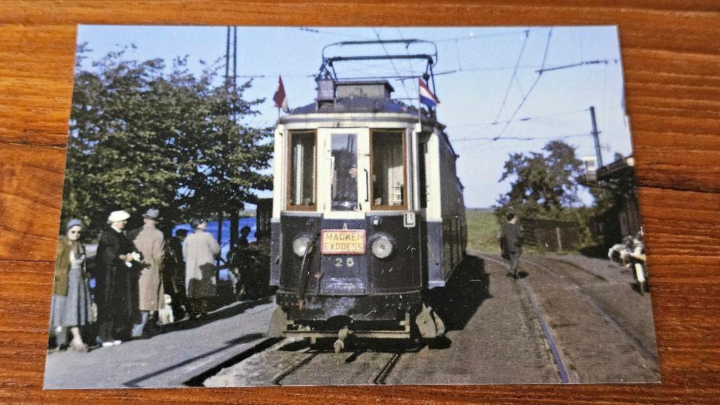 Foto TRAM NZH Haarlem A26 Broek in Waterland, Verzenden, Gebruikt, Tram, Overige typen