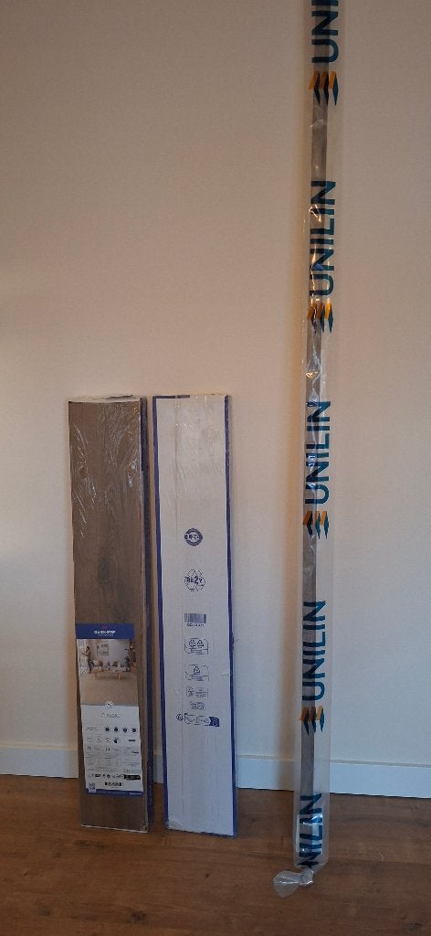2 pakken Quick-step laminaat Classic Warme Bruine Eik, Ophalen, 50 tot 150 cm, Nieuw, Minder dan 5 m²