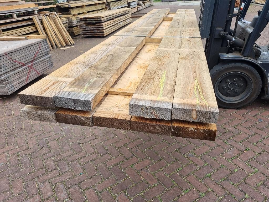 Douglas balken fijnbezaagd 6.5x20.0 cm - nr: TB45, Ophalen, Nieuw, 250 cm of meer, Balken