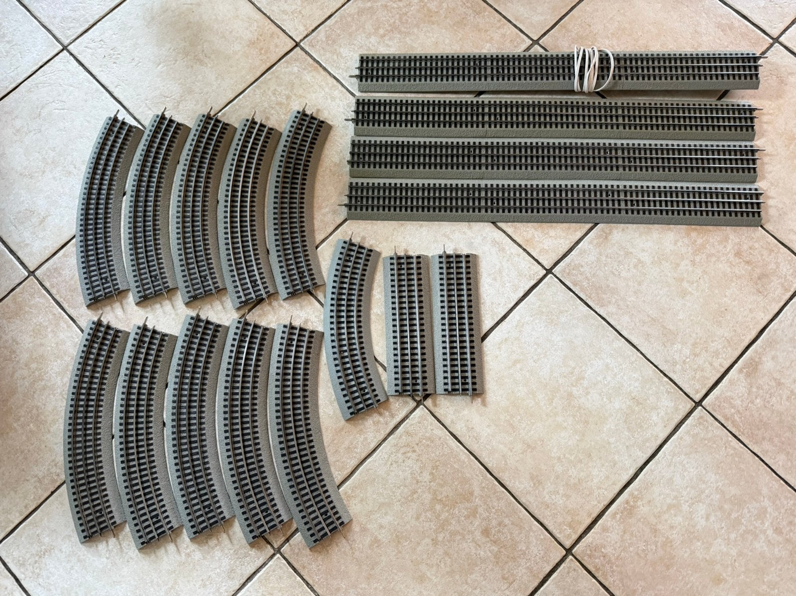 Lionel Trains Fast Track Rails  groot ovaal schaal 0, Overige merken, Gelijkstroom of Wisselstroom, Rails, Ophalen of Verzenden