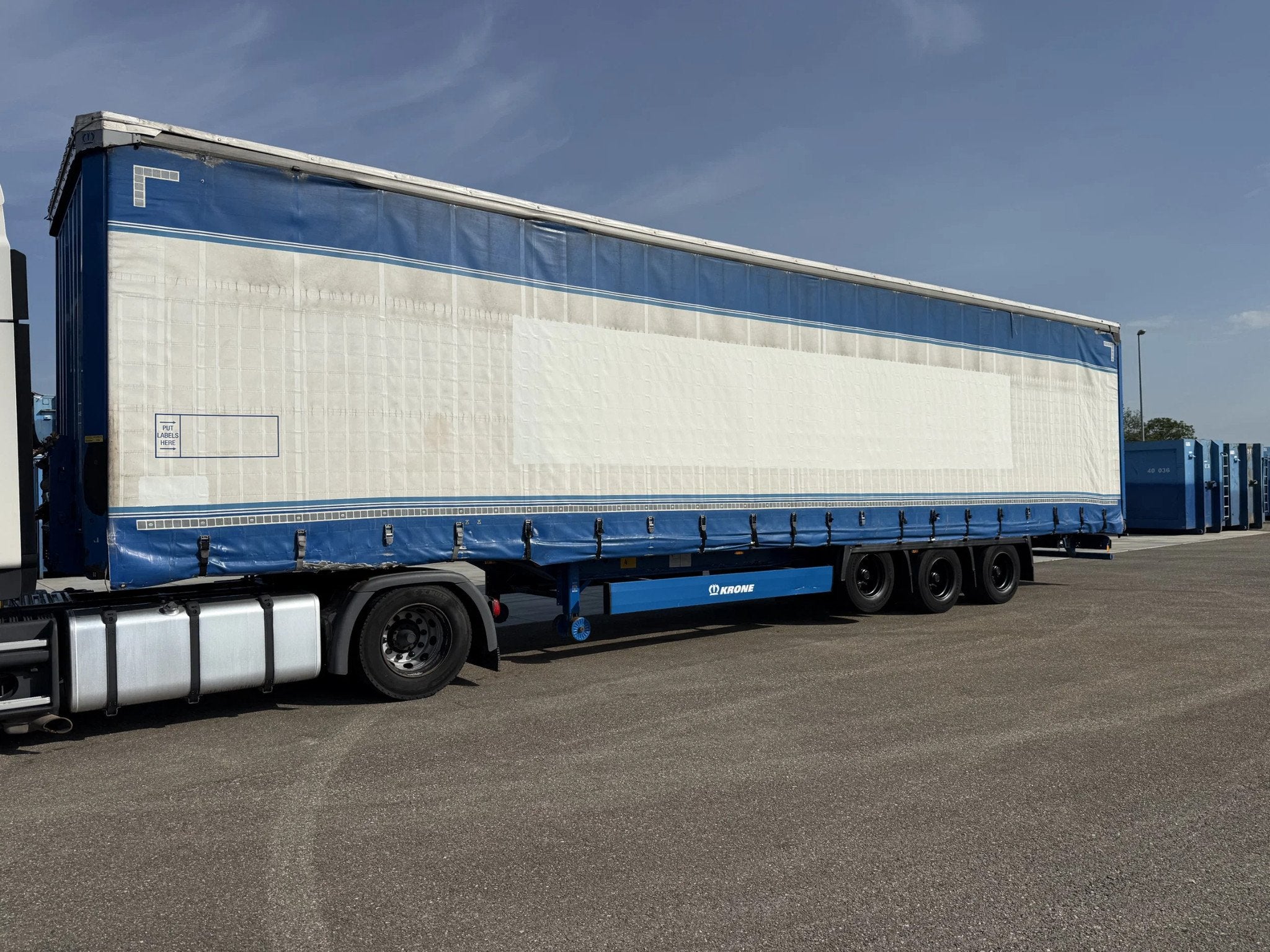 Krone 3-Achse Mega Schiebeplane + Dach + Borden (bj 2016), Auto's, Vrachtwagens, Overige brandstoffen, Bedrijf, Aanhangers en Opleggers