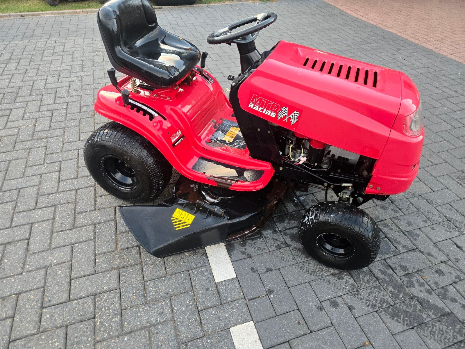 zitmaaier  grasmaaier achtervanger, Tuin en Terras, Grasmaaiers, Ophalen, 50 cm of meer