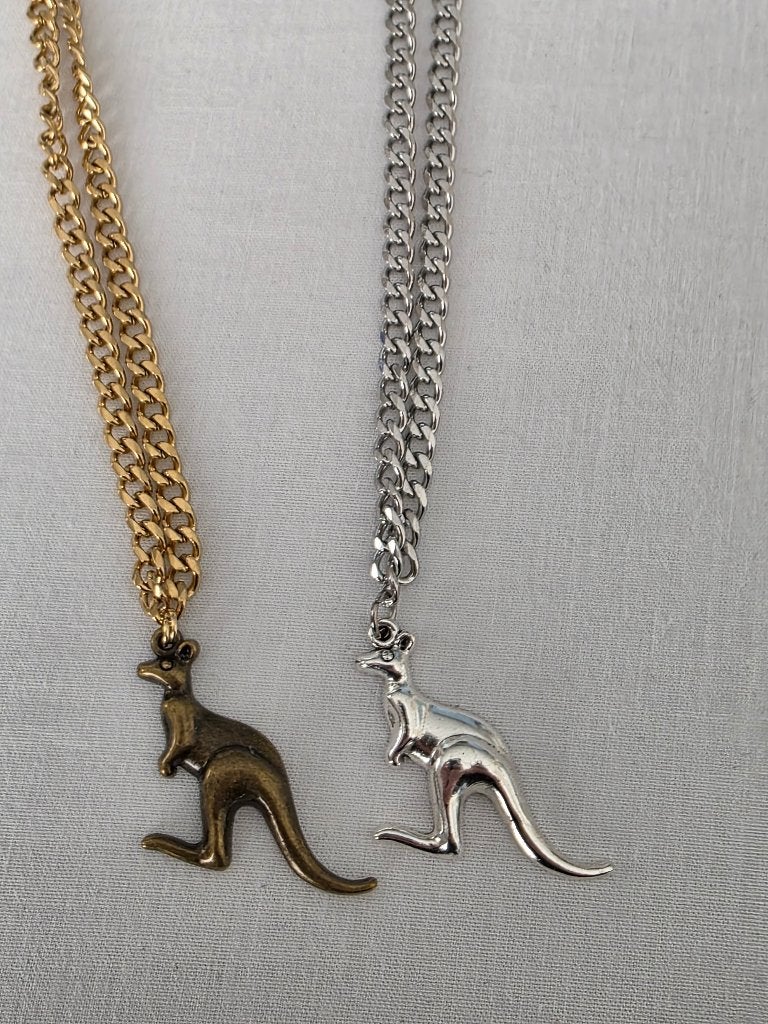 Setje Australian/Kangaroo Kettingen Goud/Zilver Thunderdome, Nieuw, Ophalen of Verzenden, Goud, Overige materialen