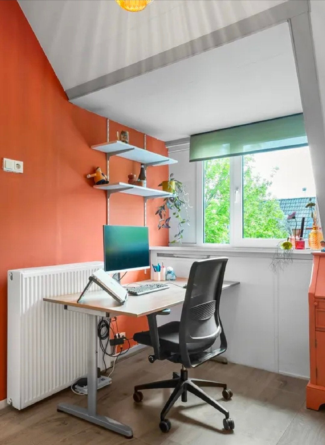 Bureau, Huis en Inrichting, Ophalen, Gebruikt, 180 cm, Spaanplaat of MDF