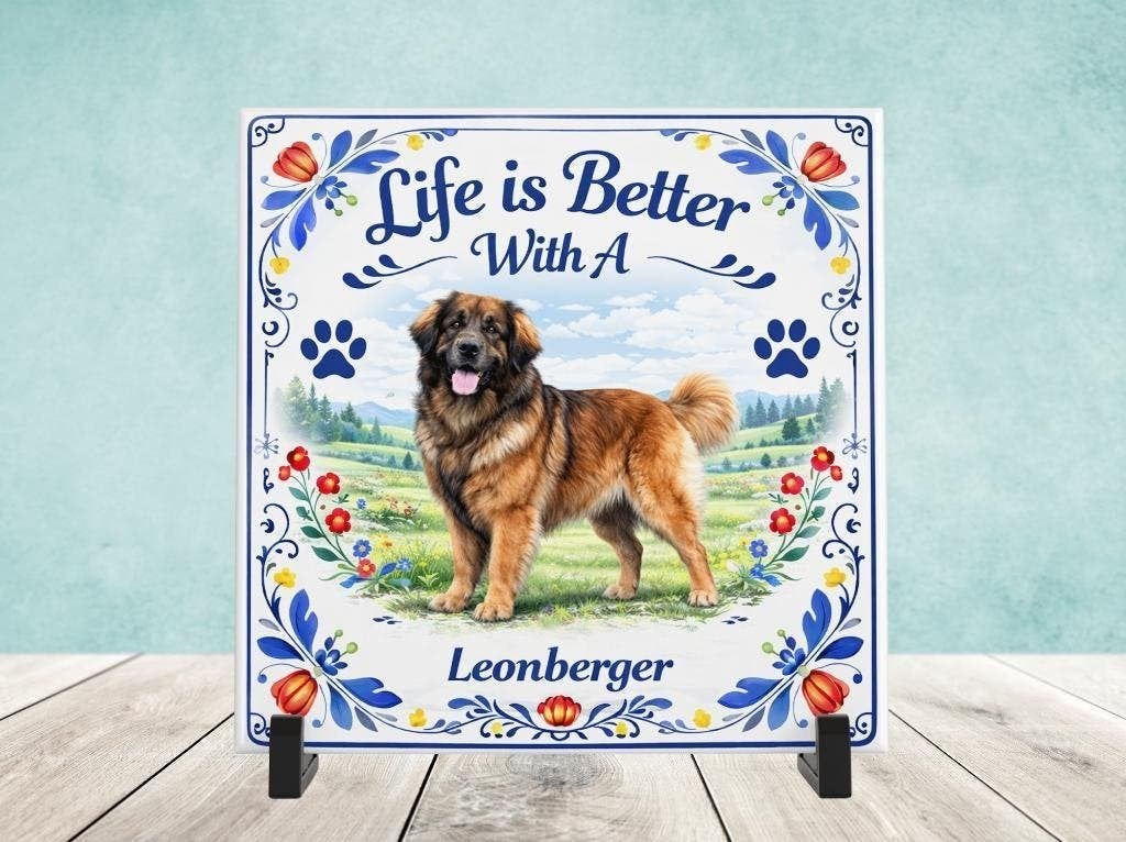 Life is Better With a Leonberger - Tegel, Verzenden, Nieuw