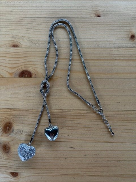 Zilverkleurige nieuwe ronde schakelketting, Overige materialen, Nieuw, Zilver, Verzenden