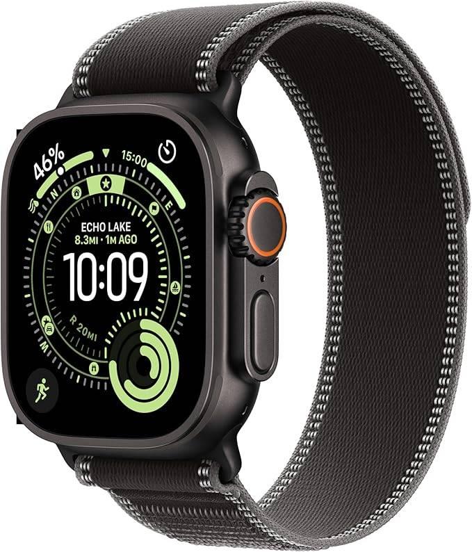Apple Watch Ultra 3 49mm Black Ti Black/Charcoal M/L, Apple Park Way Cupertino, Apple, Nieuw, Info@apple.com