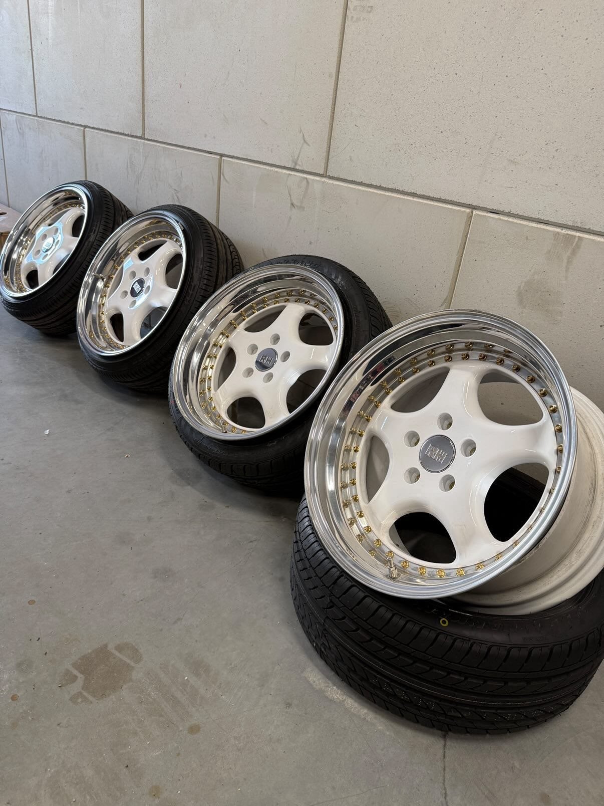 Custom RH velgen 17 inch – Chrome rand – 5x120, Auto-onderdelen, Ophalen, Overige, Gebruikt, Banden en Velgen