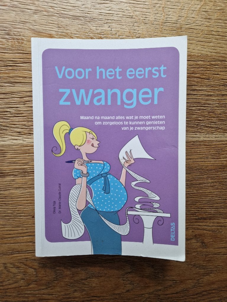 Voor het eerst zwanger, boek, Ophalen of Verzenden, Zo goed als nieuw, Zwangerschap en Bevalling, Olivia Toja